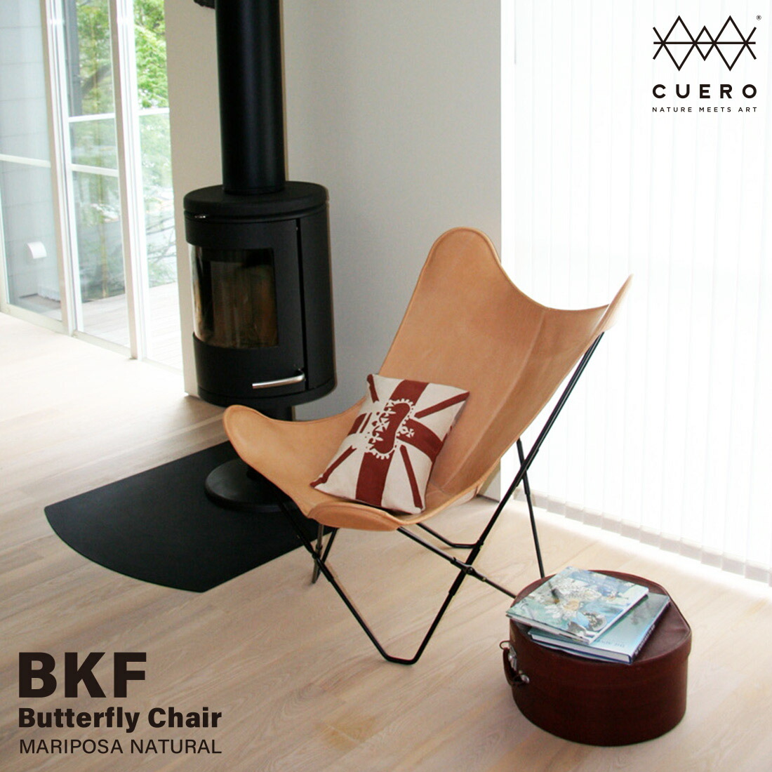 楽天市場】CUERO クエロ キュエロ BKFチェア BUTTERFLY CHAIR CANVAS 