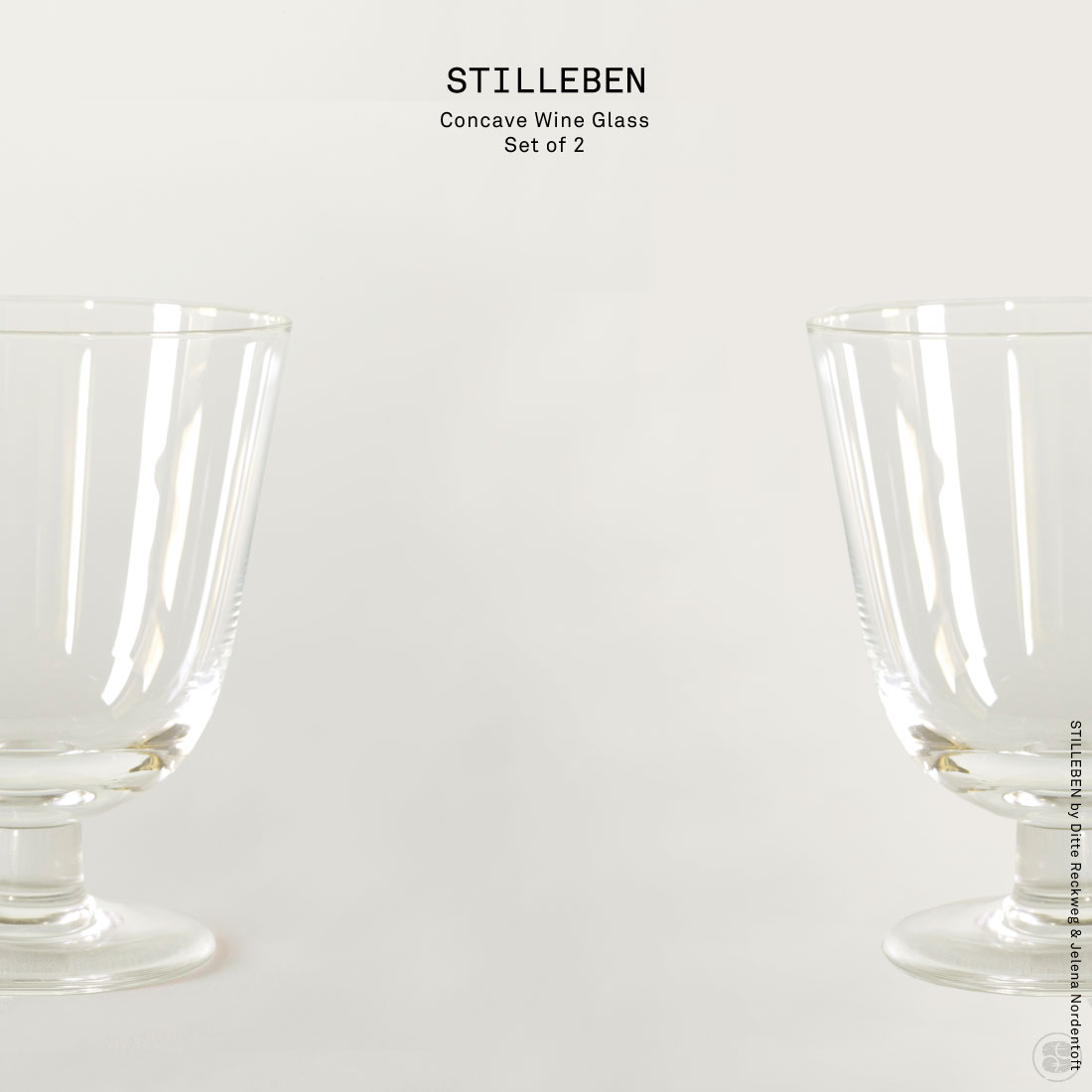 STILLEBEN Concave Wine Glass 2個セット スティルレーベン コンケーブグラス ガラス ワイングラス チェコ