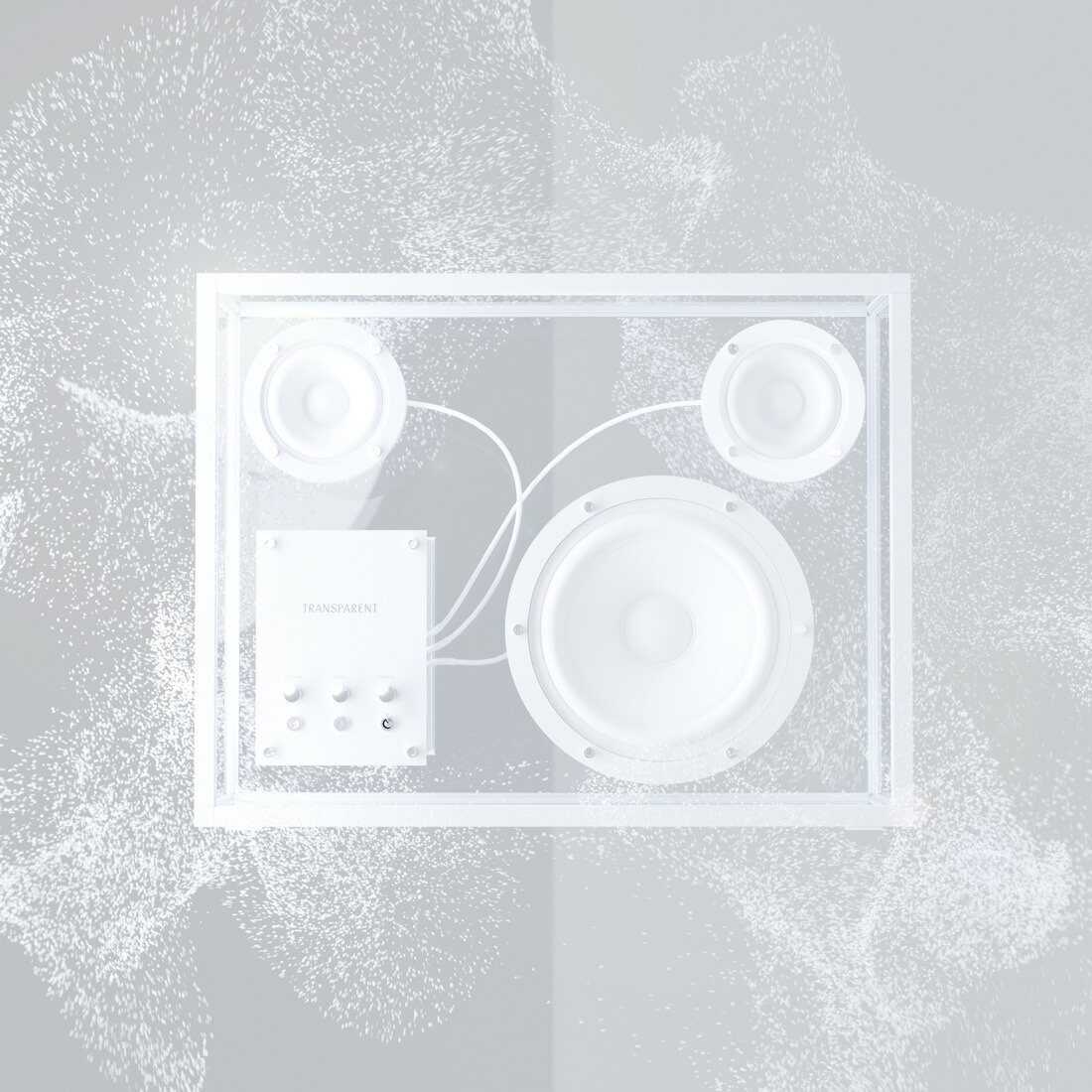 ワイヤレススピーカー 透明 正方形 蔦屋家電・蔦屋書店】TRANSPARENT Speaker / Light Speaker 新色