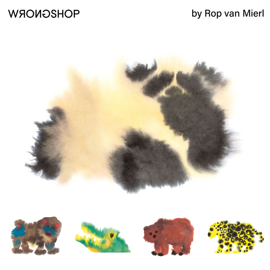【店舗クーポン発行中】THEWRONGSHOP ロングショップ Rop van Mierlo ロプ・ファン・ミエルロ Bear Mandrill Crocodile ポスター単品 フレームセット|Shinwa Shop 店