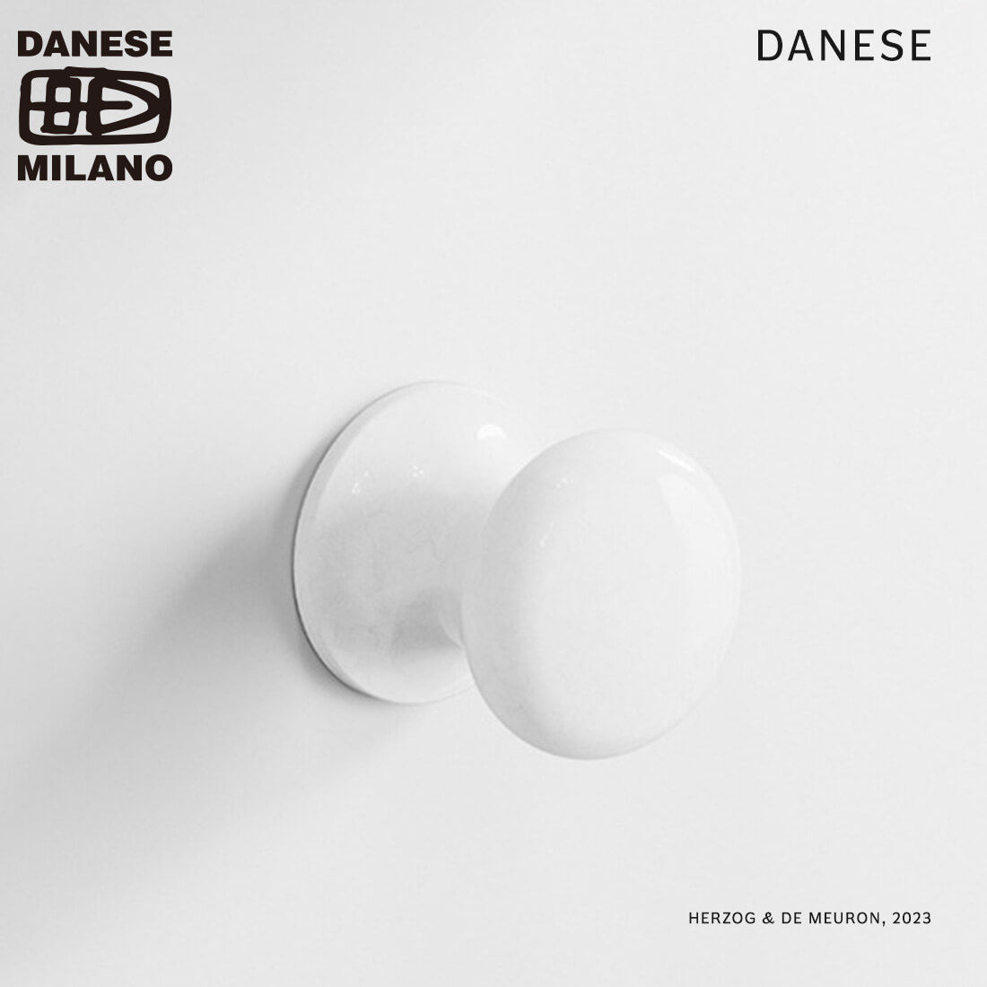 【店舗クーポン発行中】DANESE ダネーゼ KNOOK KNOB コートフック 引っ掛け フック 壁掛け 玄関 収納 Herzog & de Meuron ヘルツォーク&ド・ムーロン|Shinwa Shop 店