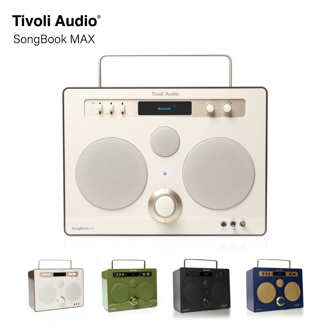 Tivoli Audio SongBookMAX ソングブックマックス ポータブルスピーカー Bluetooth プリアンプ チボリオーディオ ラジオ