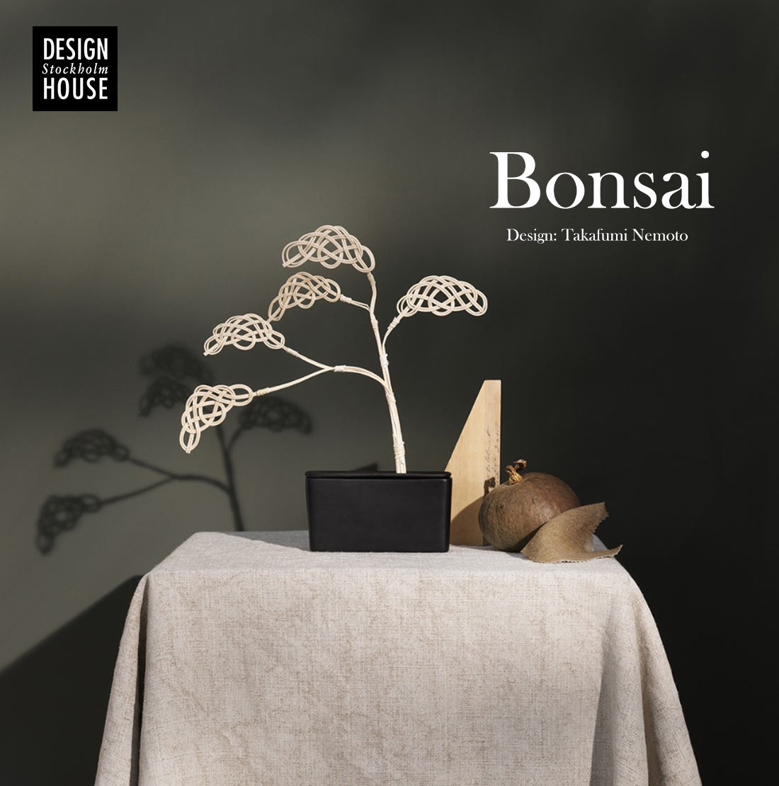 【店舗クーポン発行中】Design House Stockholm Bonsai ボンサイ デザインハウス ストックホルム アロマインテリア 根本崇史 ねもとたかふみ ギフト プレゼント 芳香剤 香り 北欧 盆栽|Shinwa Shop 店