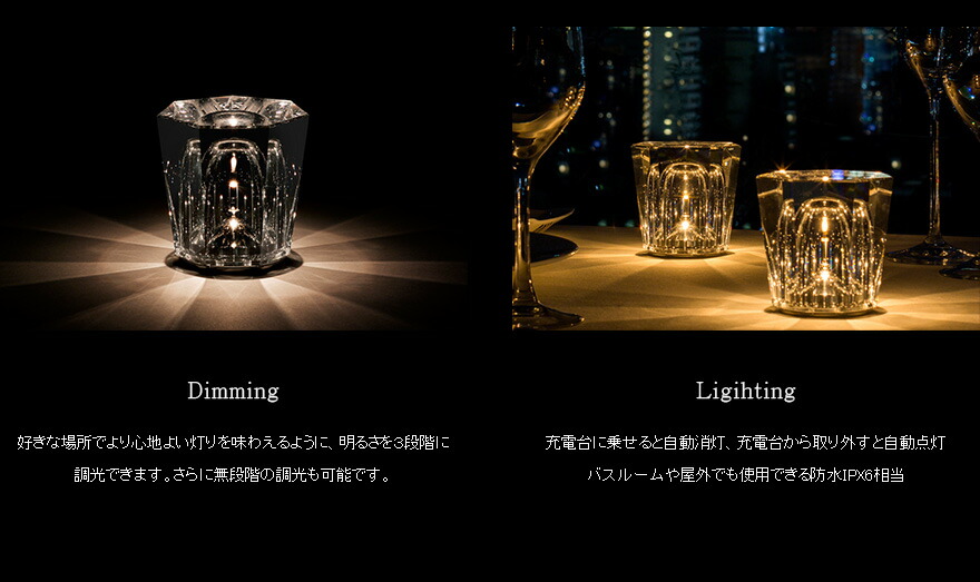 Shinwa Rakuten Ichiba Ten Xtal Crystal Cordless Table Lamp Xtal Crystal Cordless Table Lamp Design Ozeki One Led Light Lighting Rechargeable Fixtures Ambien Tech