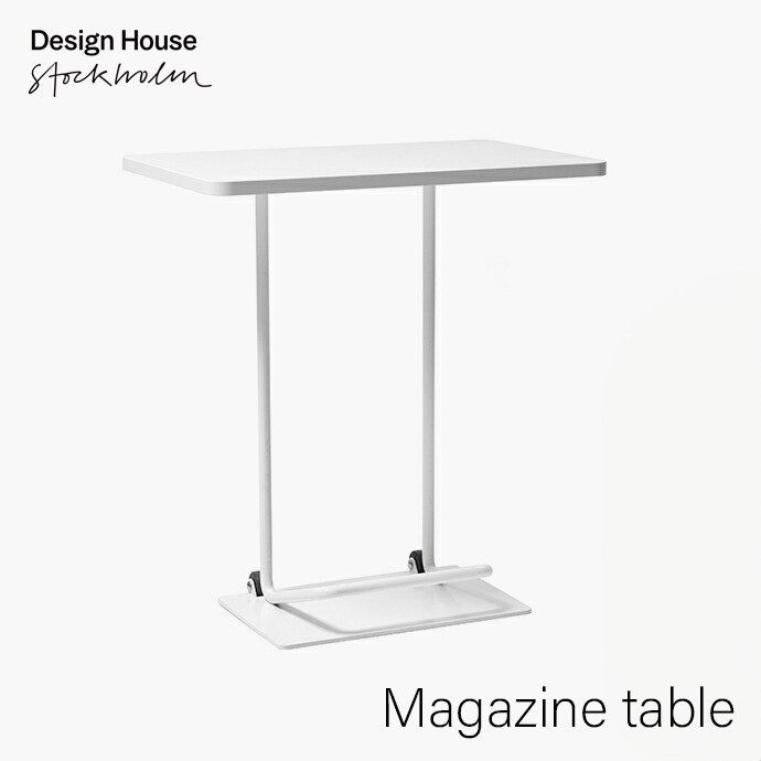 ストックホルム Magazine 北欧デザインブームを巻き起こしたブランドのひとつ House デザインハウス Bjurstrom Table テーブル ホワイトaxel Table 家具 Shinwa Stockholm テーブル 店舗クーポン発行中 Design 北欧 Stockholm 机 Shop 店
