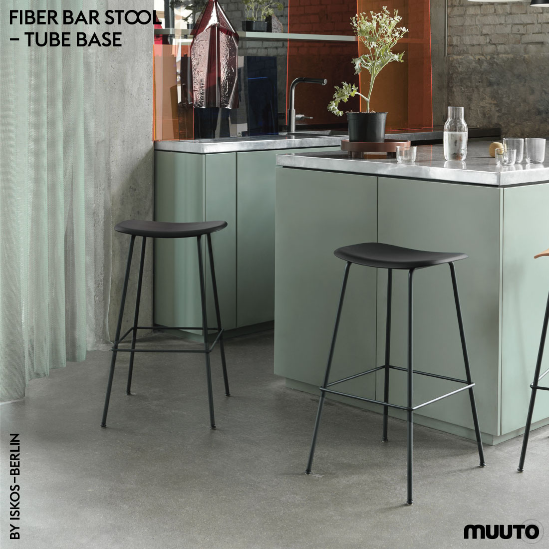 muuto ムート（デンマーク）ファイバーカウンターチェア イスコス・ベルリン 楽天市場】Muuto ムート FIBER COUNTER STOOL TUBEBASE with