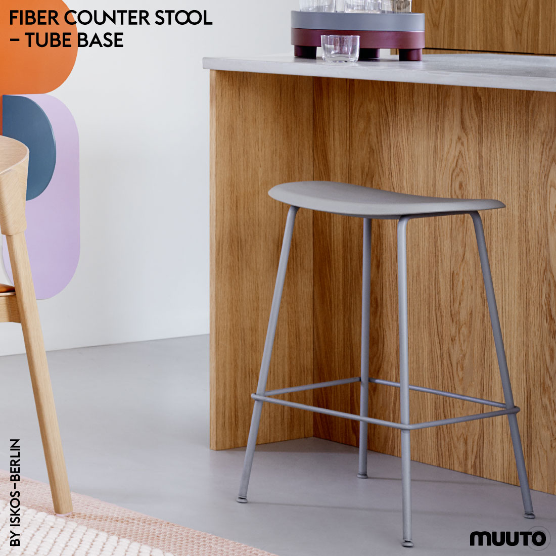 muuto ムート（デンマーク）ファイバーカウンターチェア イスコス・ベルリン 楽天市場】Muuto ムート FIBER COUNTER STOOL TUBEBASE with