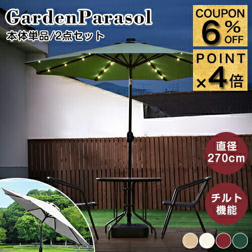 楽天市場】【送料無料】サンヴィラ 10フィート (3m) LEDライト付