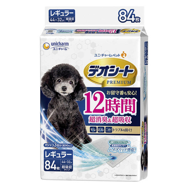 デオシート Premium 12第四次元超消臭＆超吸いいれるレギュラー84枚 愛玩動物敷き妙【同梱A】shippotv