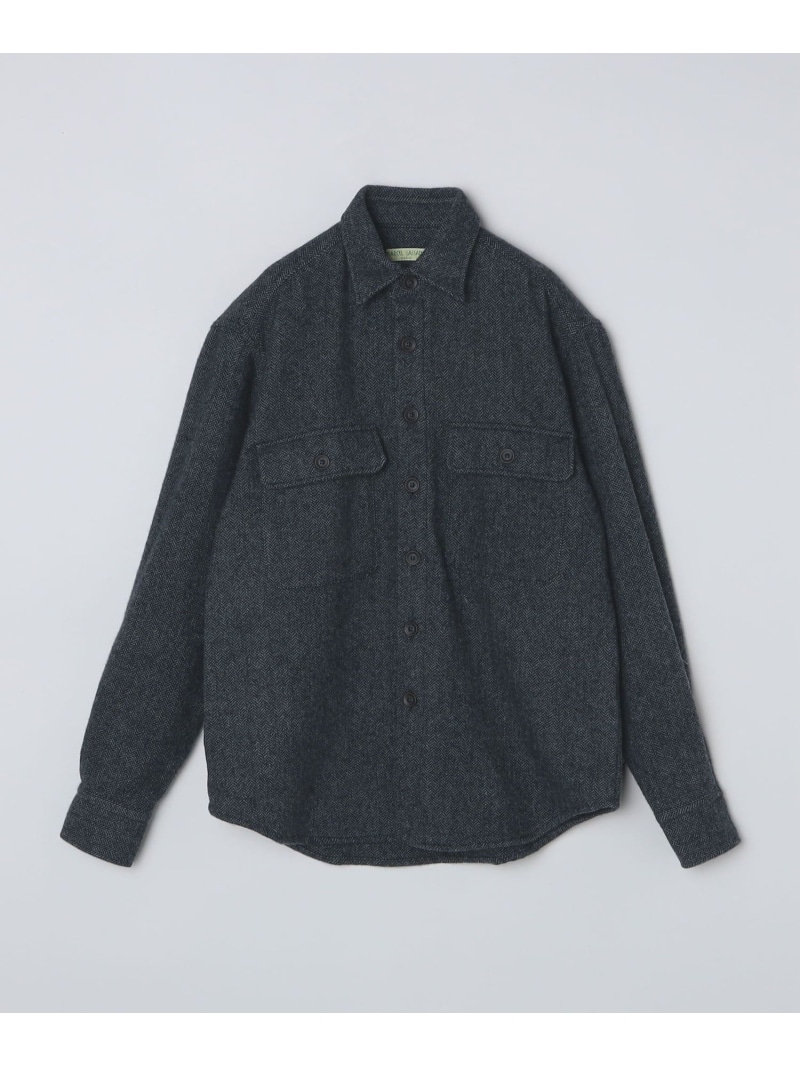 【SALE／40%OFF】MARCEL LASSANCE: WOOL CPO SHIRT OUTER SHIPS MEN シップス ジャケット・アウター その他のジャケット・アウター ネイビー【RBA_E】【送料無料】[ Fashion]