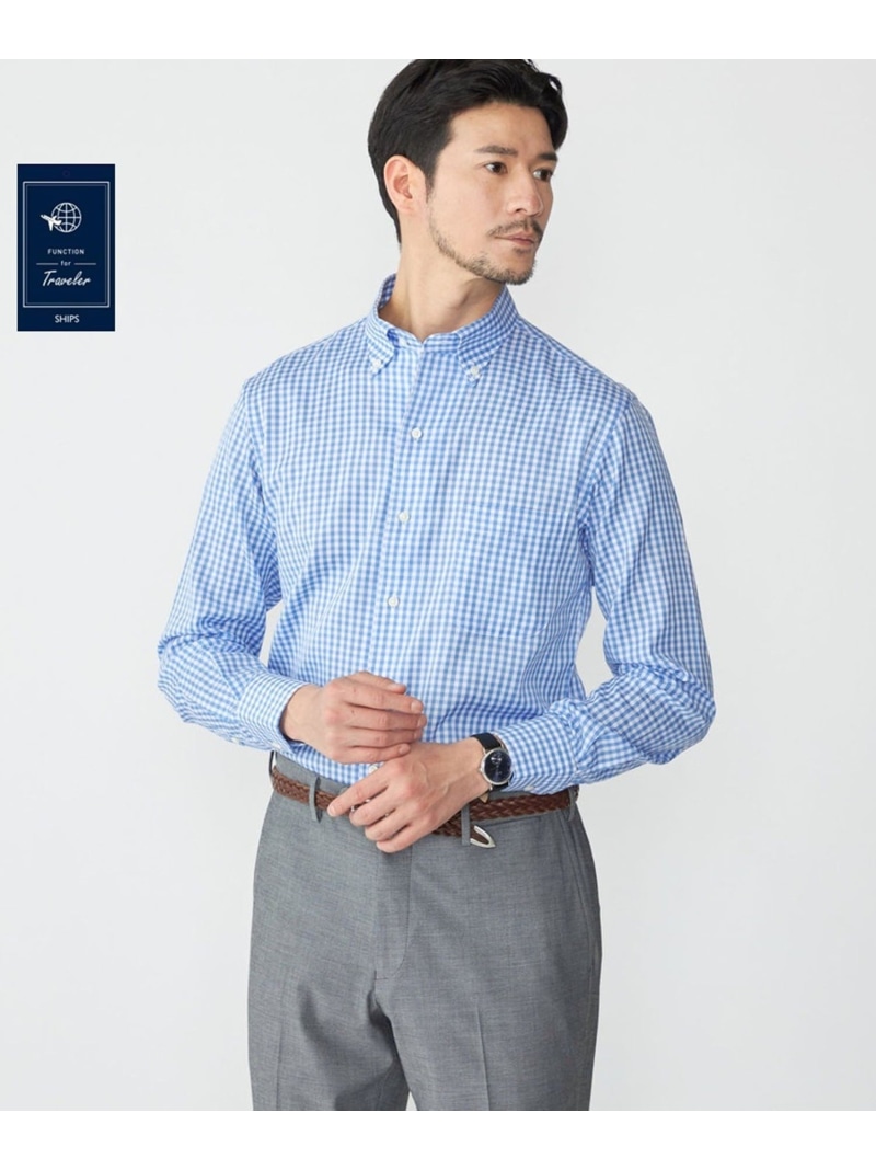 【SALE／30%OFF】SHIPS: イタリアン 名取り草落ち込む パナマ ギンガム照合のしるし プルオーバー SHIPS MEN シップス トップス プルオーバー・トップ 米国海軍【RBA_E】【貨物輸送無料】[ Fashion]
