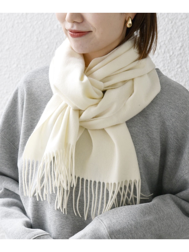 SHIPS any: カシミヤ ソリッド マフラー 25AW SHIPS any シップス ファッション雑貨 マフラー・ストール・ネックウォーマー ホワイト ブルー ネイビー レッド ブラウン ブラック グレー ベージュ【送料無料】[ Fashion]｜SHIPS　シップス