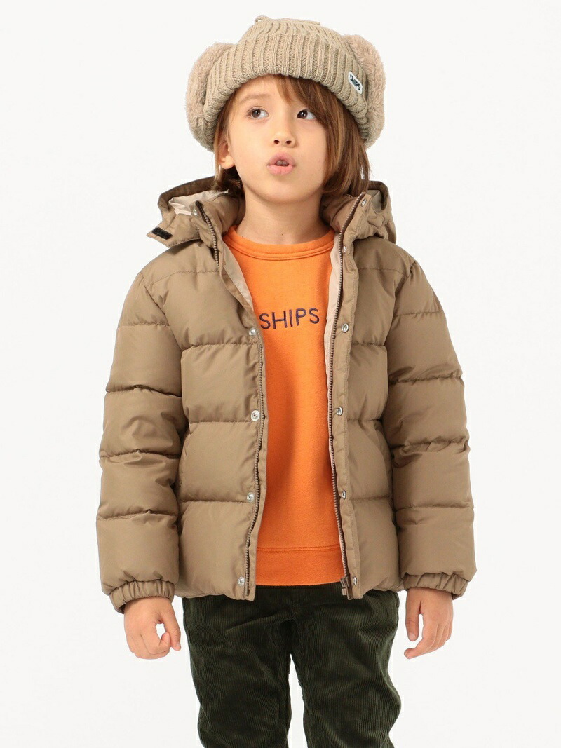 楽天市場 Sale 30 Off Ships Kids 撥水 洗える リサイクル ダウン ジャケット 100 130cm Ships Kids シップス コート ジャケット キッズアウター ブラウン ブルー Rba E 送料無料 Rakuten Fashion Ships シップス