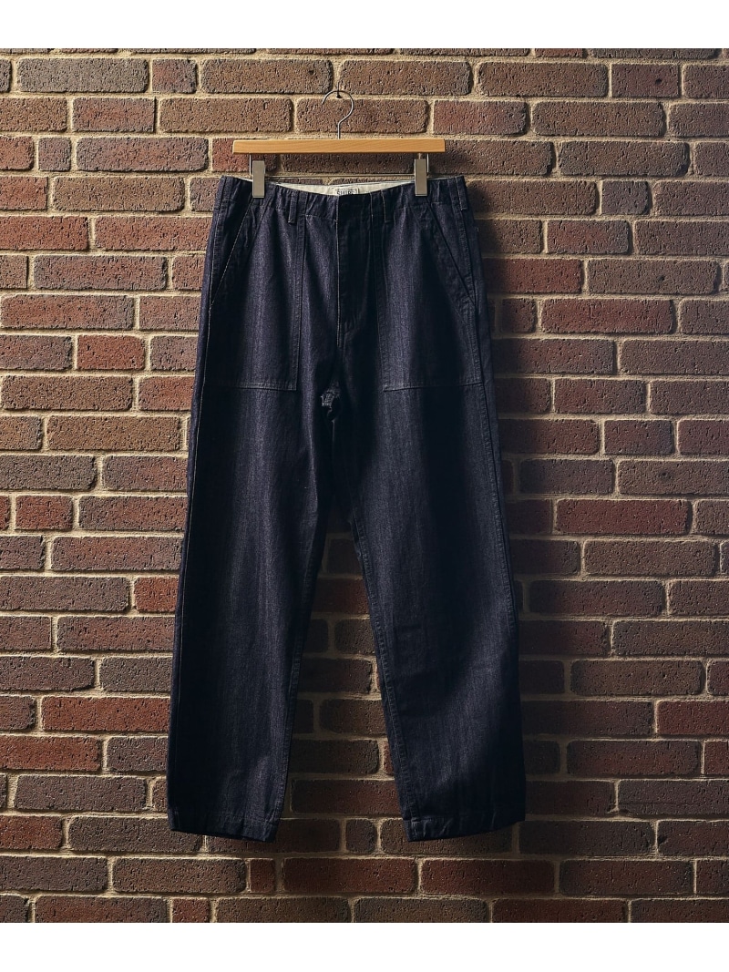 【SALE／30%OFF】SHIPS: AUTHENTIC ベーシック デニム ベイカー パンツ SHIPS MEN シップス パンツ その他のパンツ ネイビー【RBA_E】【送料無料】[ Fashion]｜SHIPS　シップス