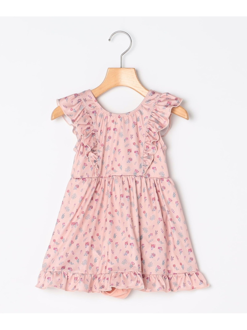 【SALE／30%OFF】SHIPS KIDS:100~130cm / フラワー フリル スイム ワンピース SHIPS KIDS シップス 水着・スイムグッズ その他の水着・スイムグッズ ピンク【RBA_E】【送料無料】[ Fashion]