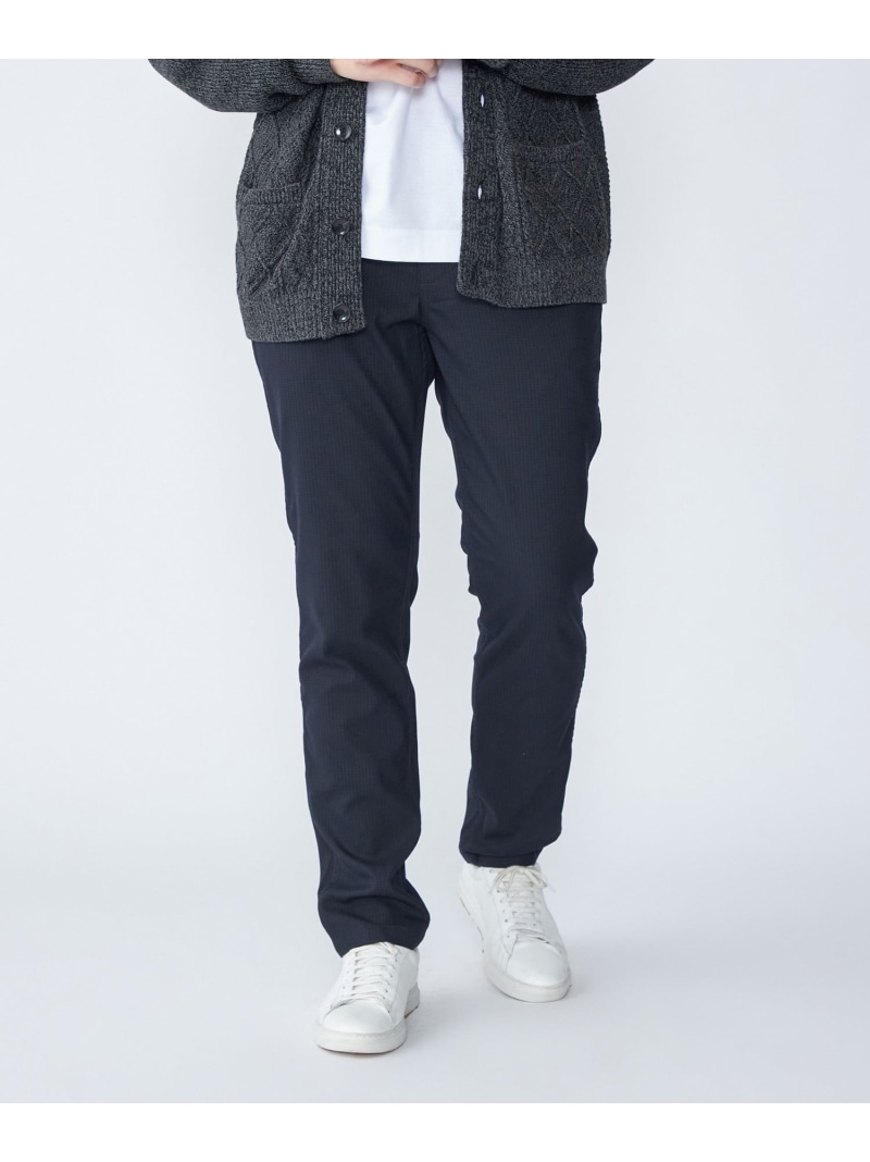 【SALE／40%OFF】SHIPS: TR チェック テーパード チノ パンツ SHIPS MEN シップス パンツ その他のパンツ カーキグリーン ネイビー【RBA_E】【送料無料】[ Fashion]