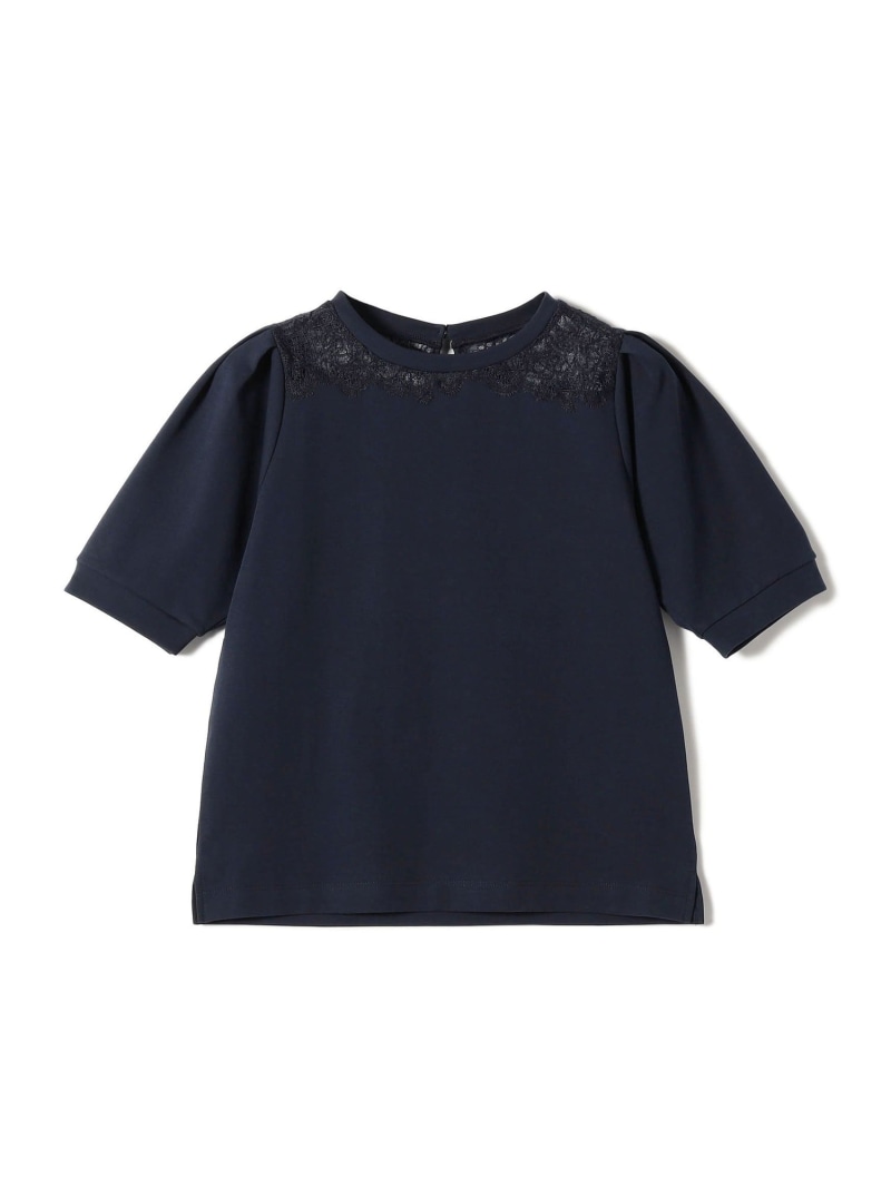 【SALE／40%OFF】＜幼児用便器能力のある＞スピード競技 二人組 パフ 衣手 半袖 プルオーバー SHIPS WOMEN シップス トップス カットソー・プルオーバー 黒いこと 米国海軍 白いこと【RBA_E】【貨物輸送無料】[ Fashion]