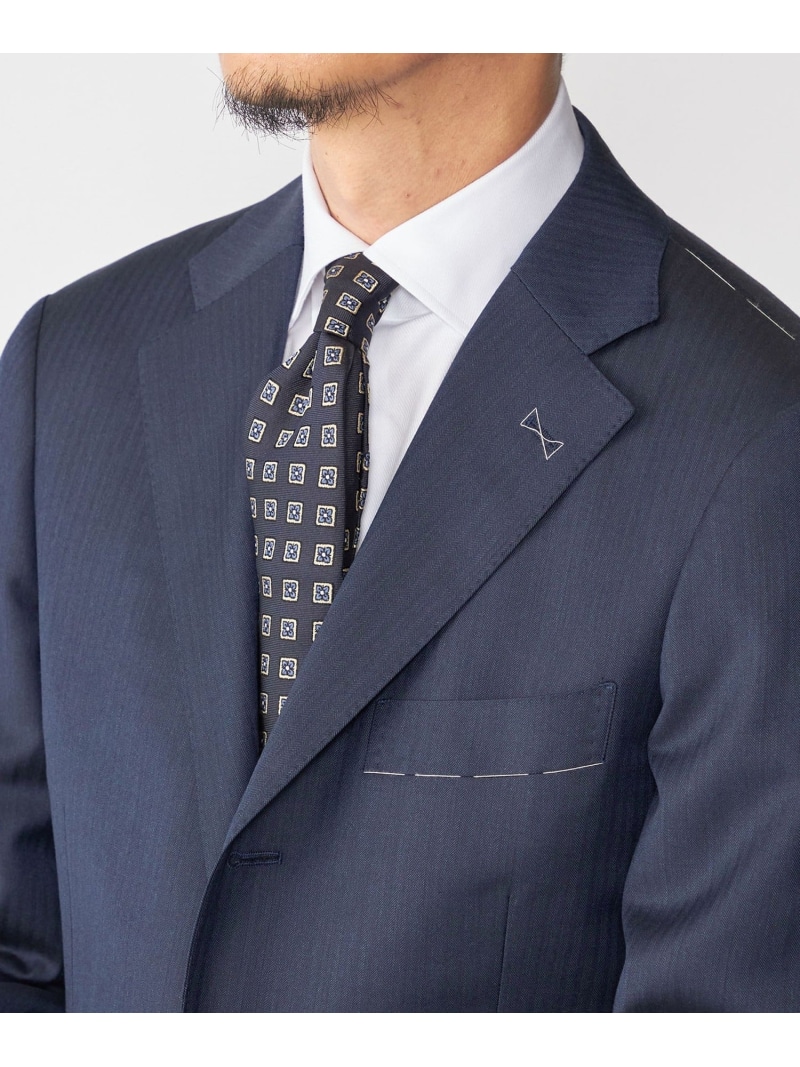 【SALE／30%OFF】FRANCO BASSI: シルク スクエア コモン ネクタイ SHIPS MEN シップス スーツ・フォーマル ネクタイ・蝶ネクタイ ネイビー【RBA_E】【送料無料】[ Fashion]