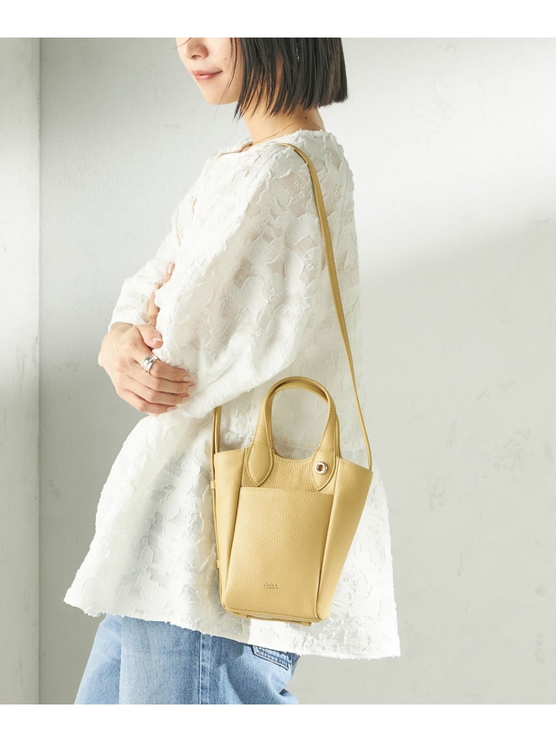 BEAURE:ミニ ショルダー SHIPS WOMEN シップス バッグ ショルダーバッグ ホワイト ブラック【送料無料】[ Fashion] 9,636円