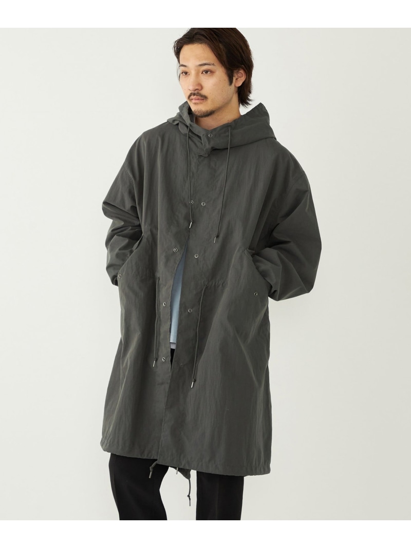 【SALE／35%OFF】【SHIPS Colors別注】Rain-Stuff:＜撥水・洗濯機可能＞フード コート◇ SHIPS Colors シップス ジャケット・アウター モッズコート ブラック【RBA_E】【送料無料】[ Fashion]｜SHIPS　シップス