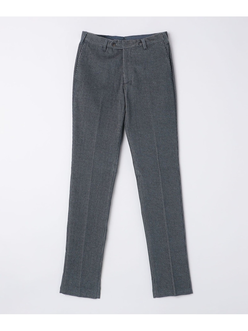 【SALE／50%OFF】GERMANO: コーデュロイ プリント スラックス SHIPS MEN シップス パンツ スラックス・ドレスパンツ ブルー【RBA_E】【送料無料】[ Fashion]