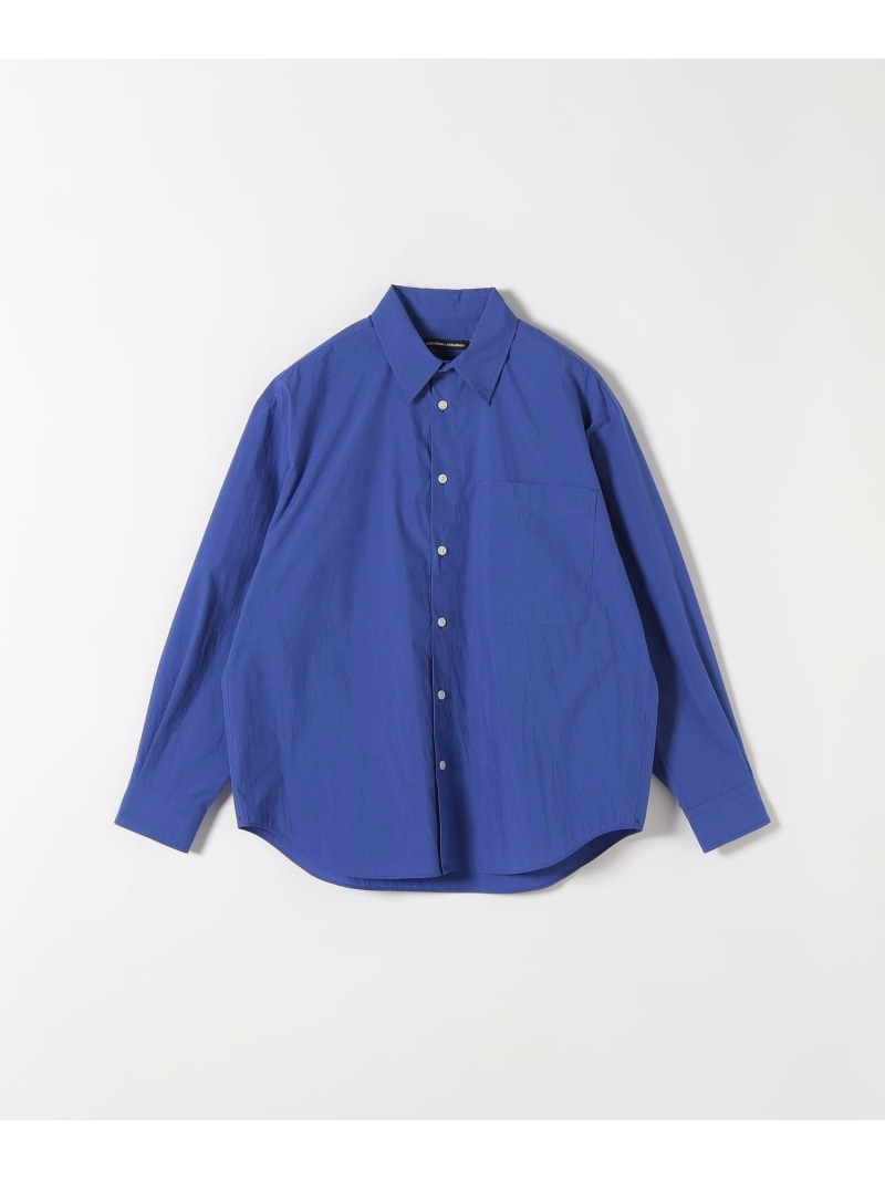 nicholson&nicholson:＜手洗い可能＞レギュラーカラー シャツ SHIPS any シップス トップス シャツ・ブラウス ブルー ホワイト【送料無料】[ Fashion] 14,630円