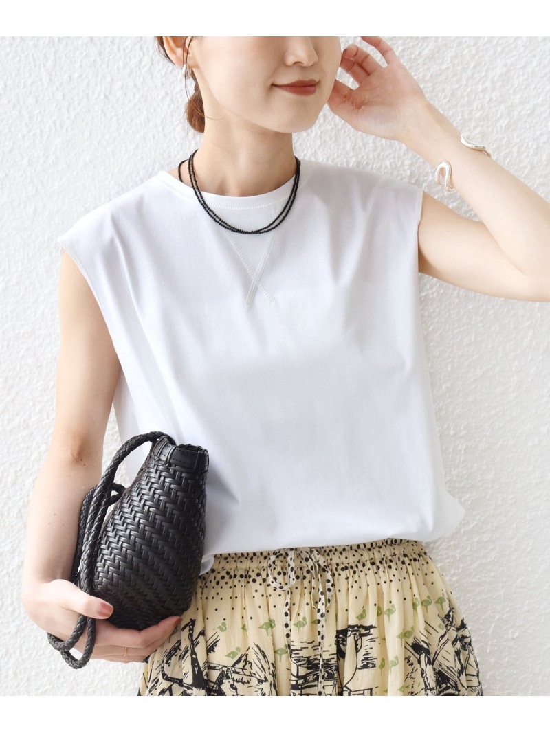 ＜当たること冷感/UVとり捨てる＞ガゼット 青写真 裾 ラウンド TEE SHIPS WOMEN シップス トップス カットソー・プルオーバー 白いこと 黒いこと 赤銅色【貨物輸送無料】[ Fashion]