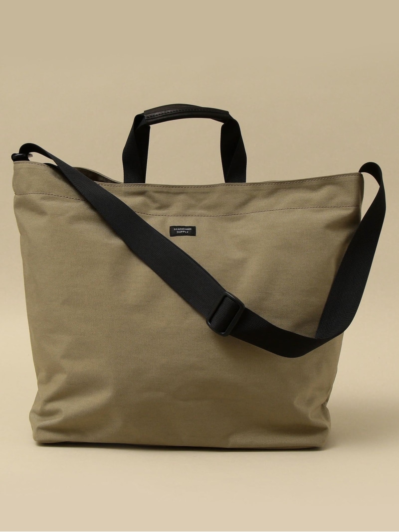 【SHIPS別注】STANDARD SUPPLY: CORDURA(R) 2WAY トートバッグ SHIPS MEN シップス 御徒面子 背嚢・うしろ側風呂敷き包み カーキ緑であること 薄墨色 米国海軍 黒いこと 緑であること【貨物輸送無料】[ Fashion]