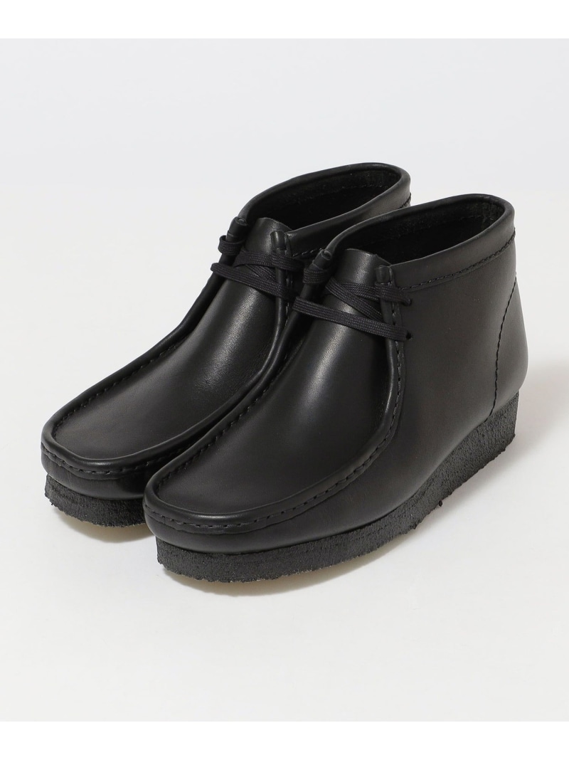 CLARKS: WALLABEE BOOT LEATHER SHIPS MEN シップス シューズ・靴 ブーツ ブラック【送料無料】[ Fashion]