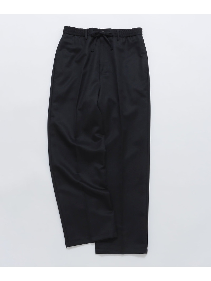 【SALE／50%OFF】BATEAUX DE SHIPS: ウール/モヘヤ イージー パンツ SHIPS MEN シップス パンツ その他のパンツ ブラック【RBA_E】【送料無料】[ Fashion]
