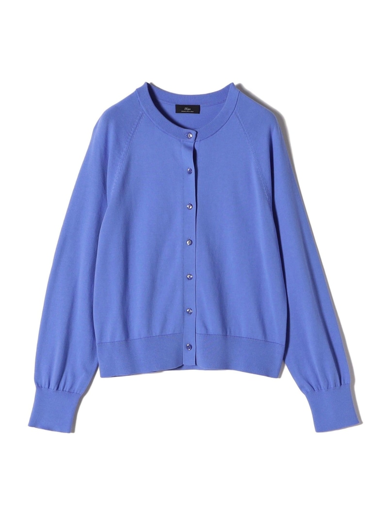 SHIPS Primary Navy Label:＜手洗い可能＞16G SUVIN カーディガン SHIPS WOMEN シップス トップス カーディガン ピンク ブルー【送料無料】[ Fashion]