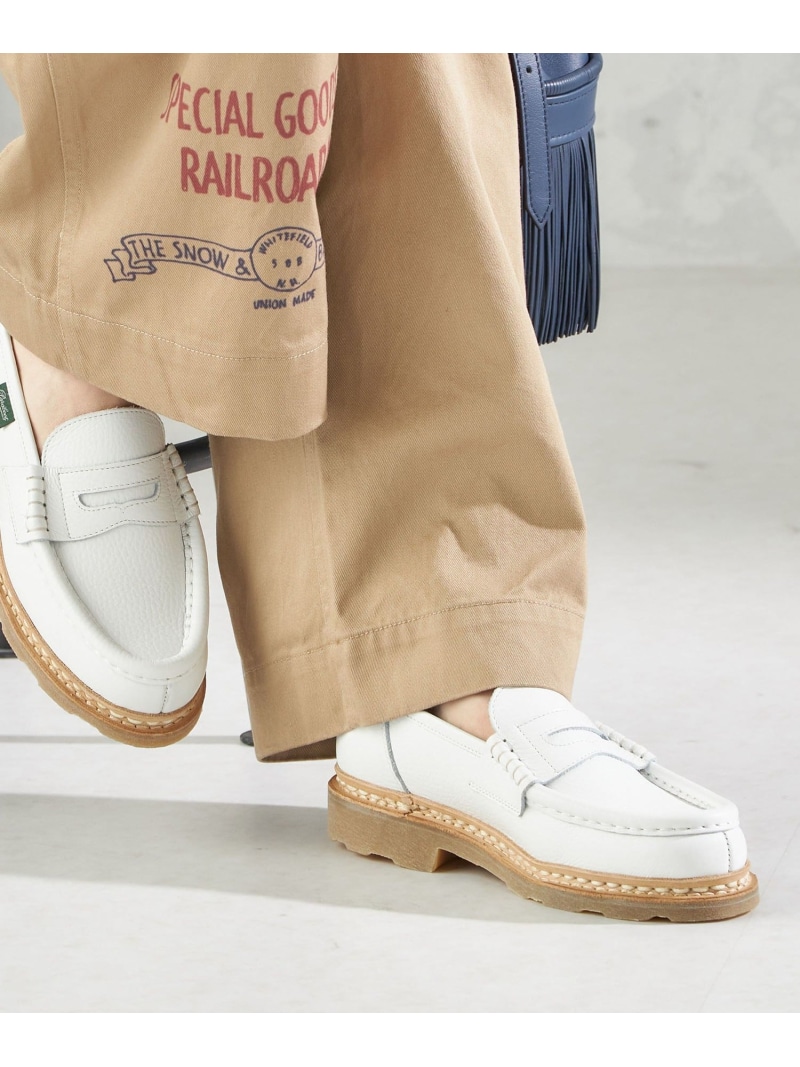 【SHIPS別注】Paraboot:ORSAY SHIPS WOMEN シップス シューズ・靴 置き目毛革 白いこと【貨物輸送無料】[ Fashion]