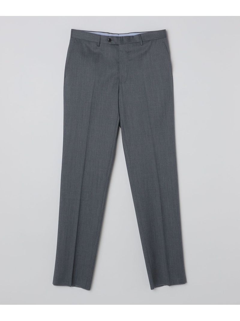 【SALE／40%OFF】EQUIPAGE: ウール サージ スラックス SHIPS MEN シップス パンツ スラックス・ドレスパンツ グレー【RBA_E】【送料無料】[ Fashion]