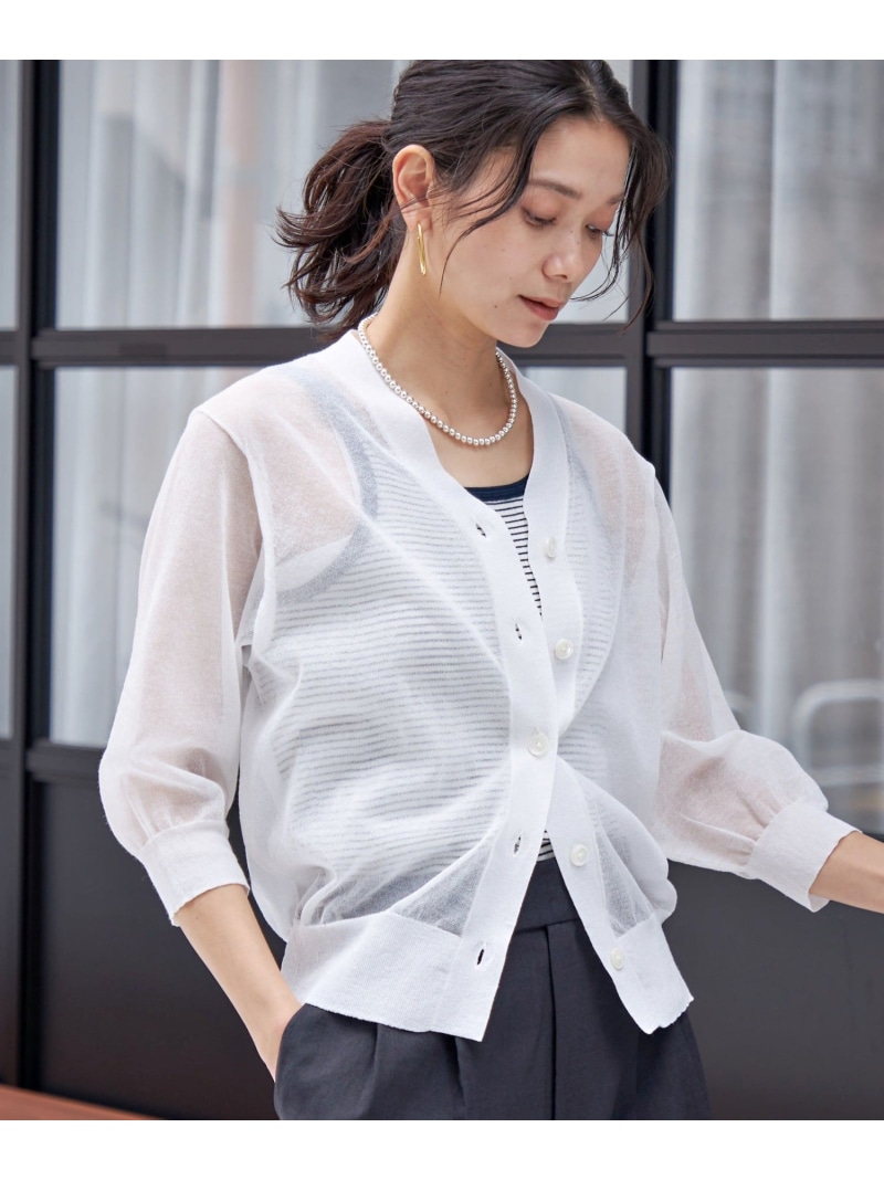 wai+ カーディガン　2022 2024aw] SEVESKIG / Bouclé Six-Color Jacquard Knit Cardigan