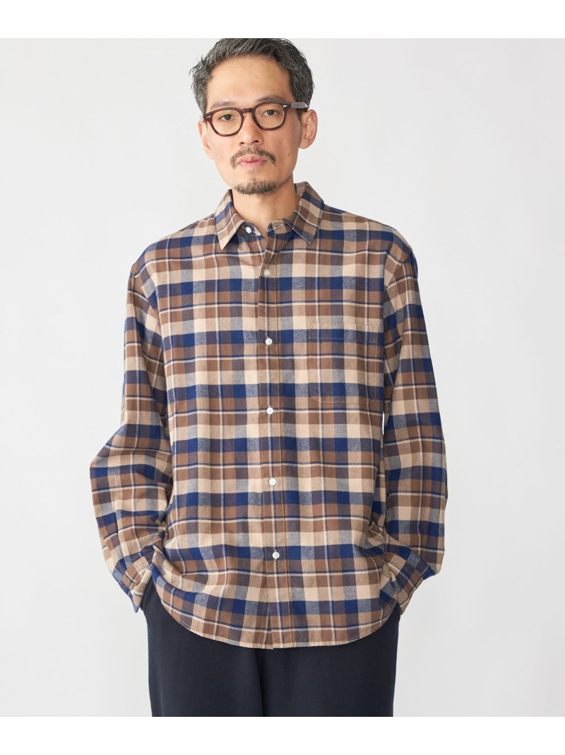 【SALE／30%OFF】SHIPS: BEZ レギュラー色つや フランネル 照合のしるし プルオーバー SHIPS MEN シップス トップス プルオーバー・トップ 米国海軍 赤銅色【RBA_E】【貨物輸送無料】[ Fashion]