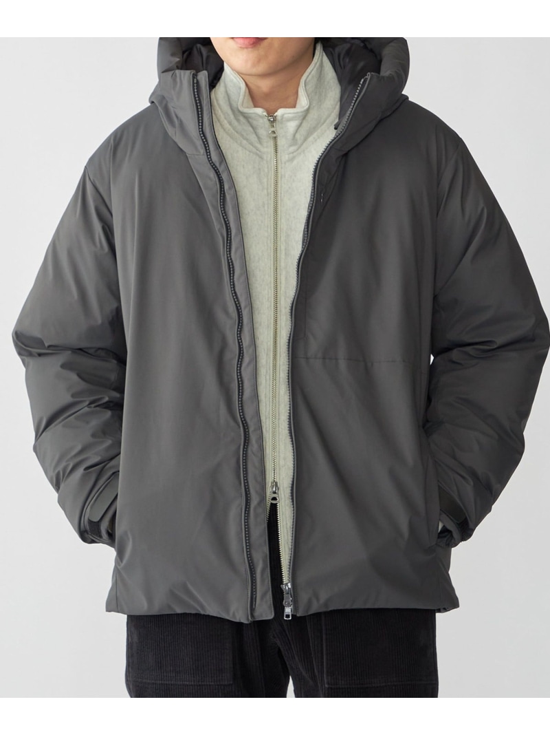 【SALE／40%OFF】SHIPS: ＜透湿・撥水＞Thinsulate パデッド パーカ SHIPS MEN シップス ジャケット・アウター ダウンジャケット・ダウンベスト グレー ブラック ネイビー【RBA_E】【送料無料】[ Fashion]