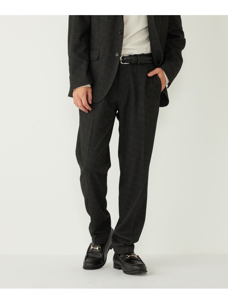 SHIPS Colors:＜手洗い可能＞AVANT(R) ウィンター スラックス(セットアップ対応) SHIPS Colors シップス パンツ スラックス・ドレスパンツ ネイビー ブラック【送料無料】[ Fashion]