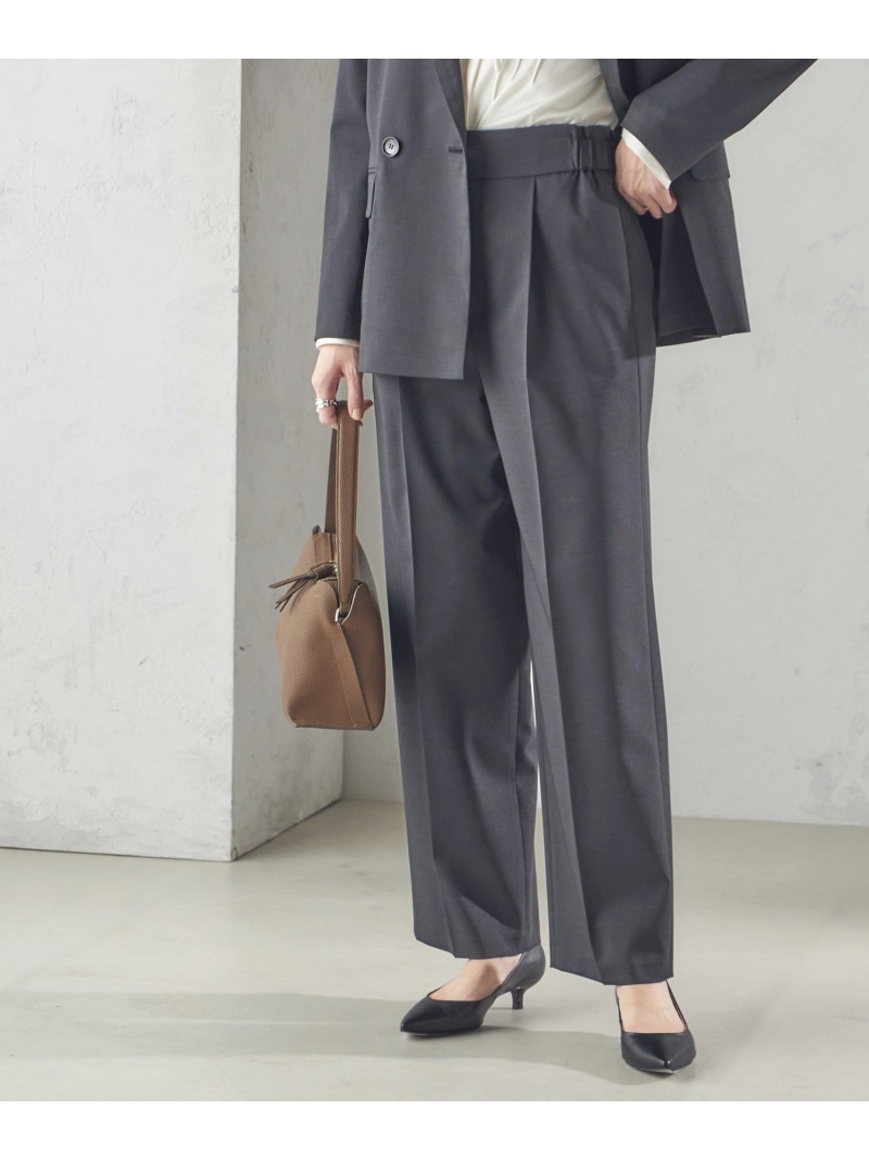 【SALE／40%OFF】＜手洗い可能＞ツイル ストレート パンツ(セットアップ対応) SHIPS WOMEN シップス パンツ その他のパンツ グレー ホワイト グリーン【RBA_E】【送料無料】[ Fashion] 7,709円