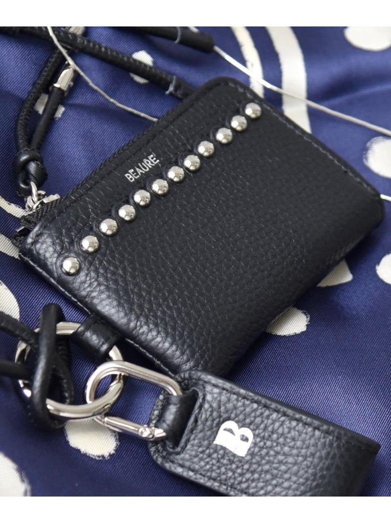 【WEB押さえる】BEAURE: 肩先 付き添い人 欠けら 入れもの SHIPS WOMEN シップス 紙入れ・合切袋・入れもの コインケース・御釣り入れ・紙入れ しろがね色 白いこと 赤銅色 ベージュ 黒いこと【貨物輸送無料】[ Fashion]