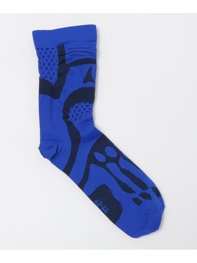 ROA: BONES LOGO Q-SKIN TECHNICAL SOCKS SHIPS MEN シップス 靴下・レッグウェア 靴下 ブラック ブルー【送料無料】[ Fashion]