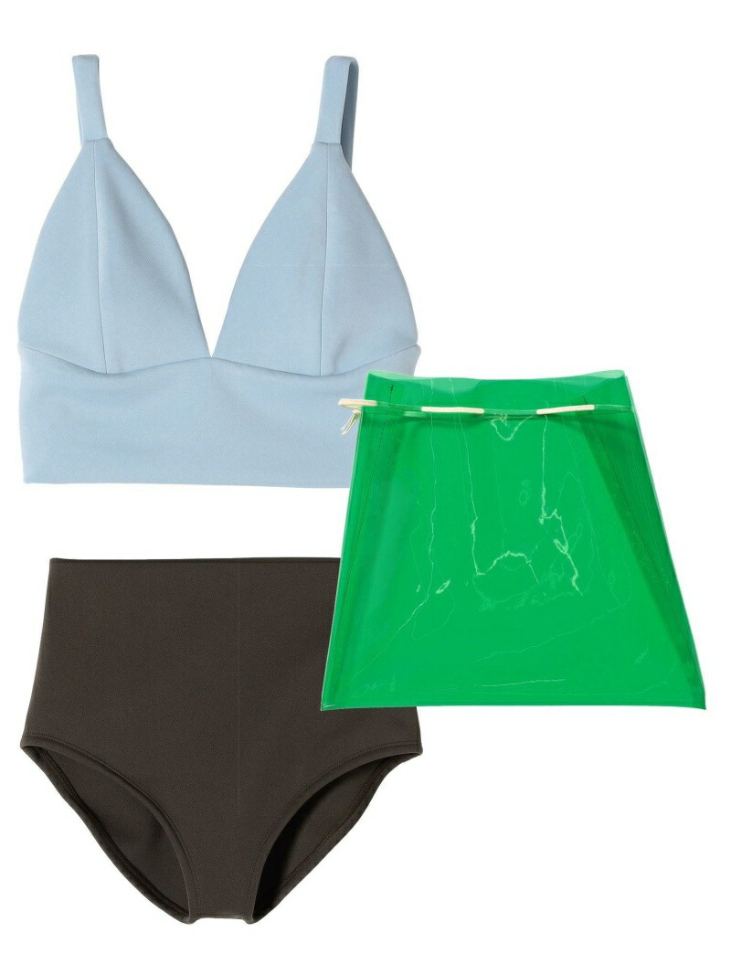 レディースファッション 水着 ランキング上位のプレゼント Ships Any別注 Violette Room バッグ付きスイムウエア Ships Any シップス スポーツ 水着 水着 ブルー ブラウン ベージュ 送料無料 Rakuten Fashion Thehappydaysfarm Com