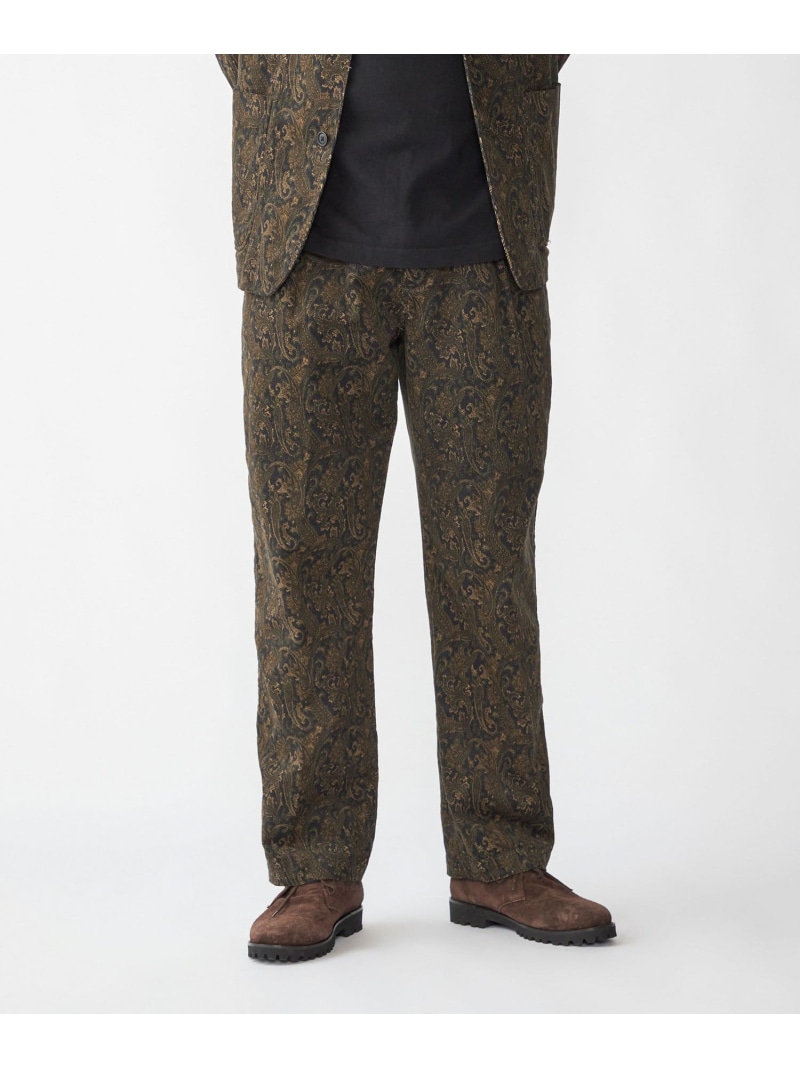 【SALE／40%OFF】Southwick:＜セットアップ対応＞Gate Label プリント コーデュロイ スラックス SHIPS MEN シップス パンツ スラックス・ドレスパンツ ブラウン【RBA_E】【送料無料】[ Fashion]