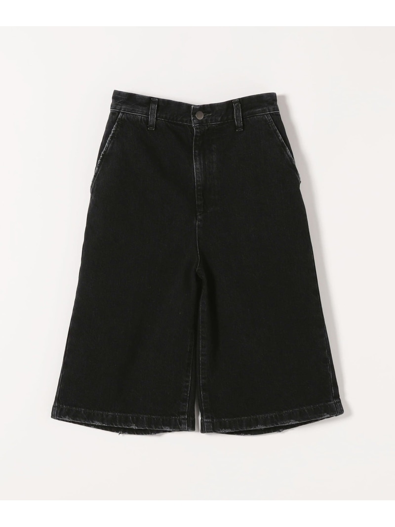 Le minor:＜洗濯機可能＞ハーフ パンツ SHIPS any シップス パンツ その他のパンツ ブラック ホワイト【送料無料】[ Fashion]