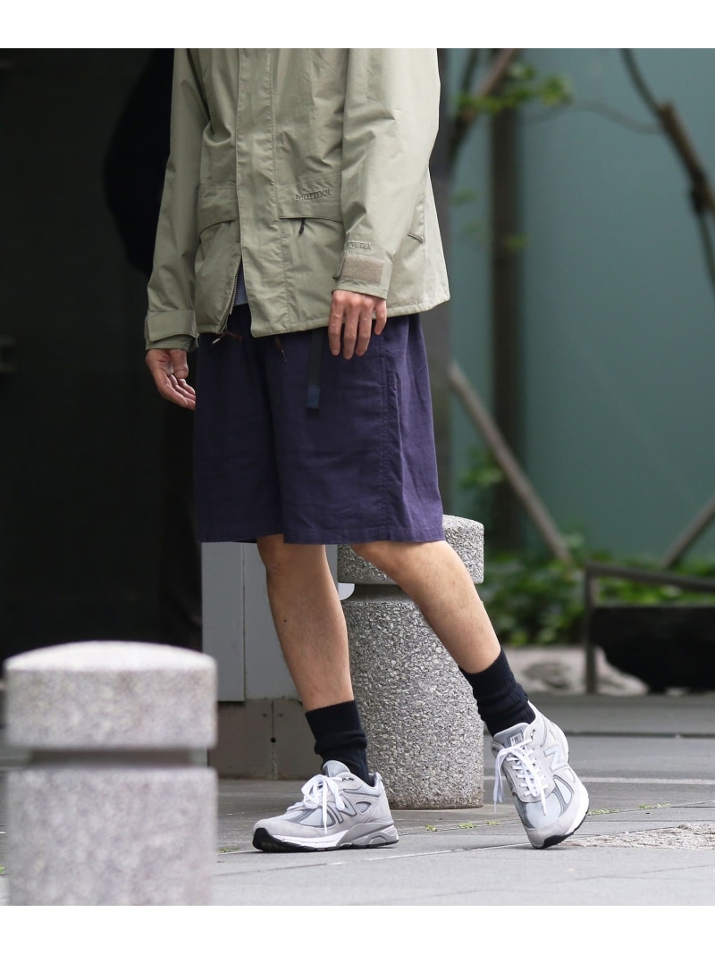 【SALE／30%OFF】【SHIPS別注】Gramicci: コットンリネン ショーツ SHIPS MEN シップス パンツ その他のパンツ ネイビー ブラウン ホワイト【RBA_E】【送料無料】[ Fashion]｜SHIPS　シップス