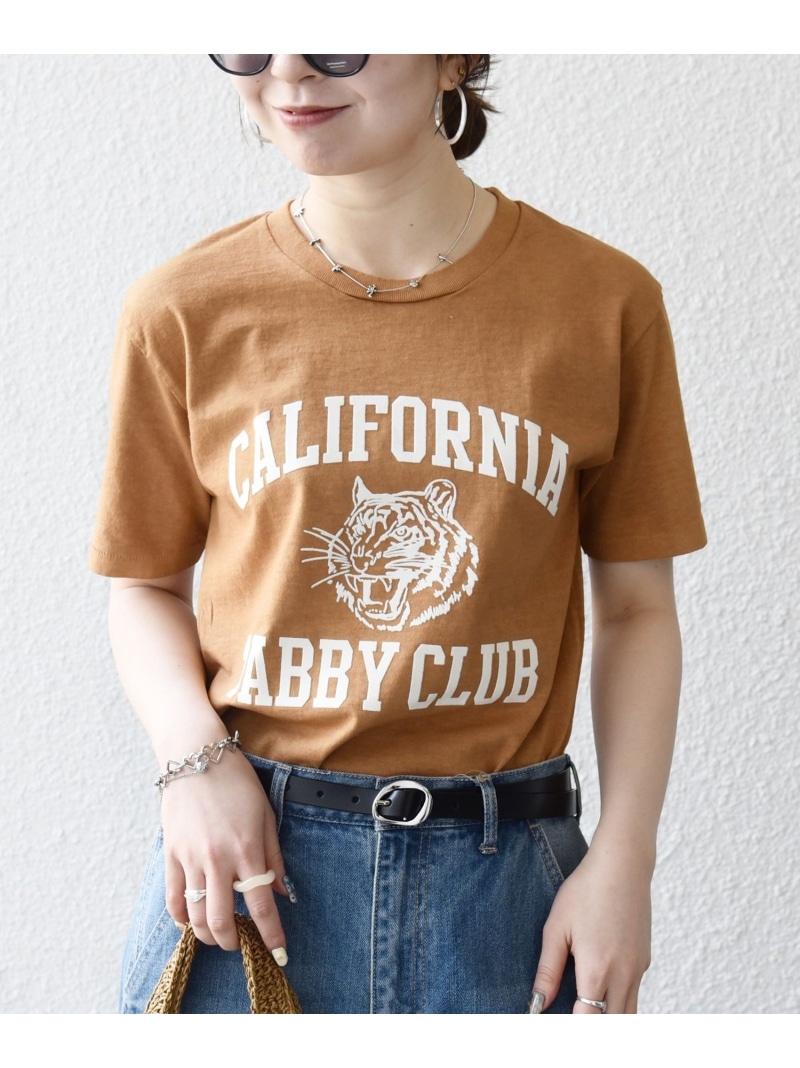 Mixta:＜洗濯機可能＞MIXTIGER プリント TEE SHIPS any シップス トップス カットソー・Tシャツ ベージュ ブラウン グレー【送料無料】[ Fashion]