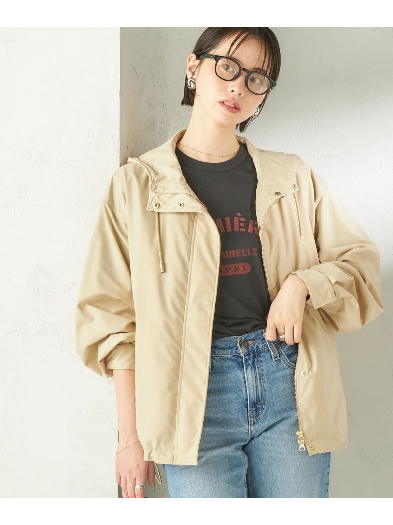 ＜手洗い可能 / 撥水加工＞キルティング ベスト 付き マウンテン パーカー SHIPS WOMEN シップス ジャケット・アウター マウンテンパーカー ホワイト ブラック ベージュ【送料無料】[ Fashion]