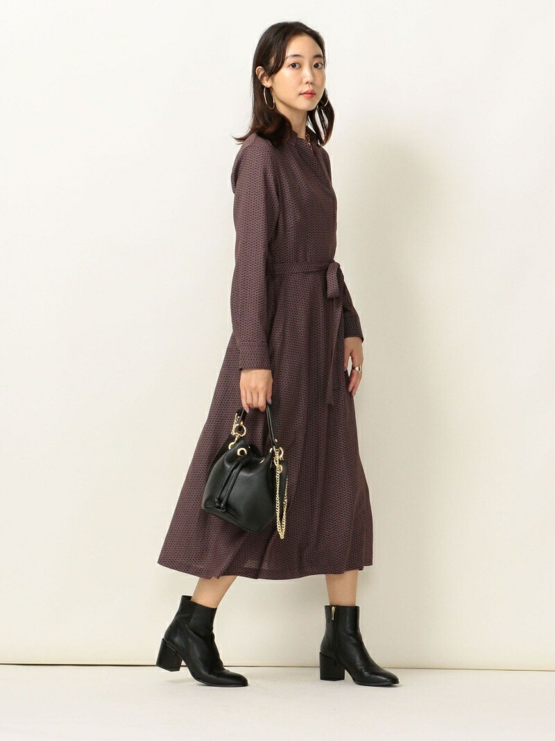 楽天市場 Sale 35 Off Ships Any ジオメトリックシャツワンピース Ships Any シップス ワンピース シャツワンピース ピンク ブラウン Rba E 送料無料 Rakuten Fashion Ships シップス