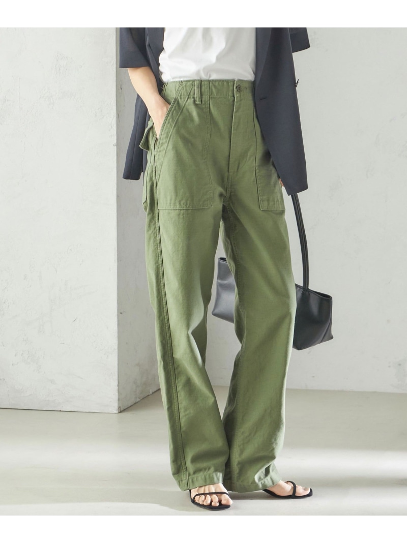 JAPAN BLUE JEANS:ベイ鉄道車両 ズボン下 SHIPS WOMEN シップス ズボン下 余分の物のズボン下 米国海軍 緑であること【貨物輸送無料】[ Fashion]