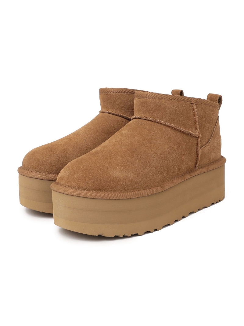 UGG:CLASSIC ULTRA MINI PLATFORM SHIPS WOMEN シップス シューズ・靴 ブーツ ブラウン ブラック【送料無料】[ Fashion]｜SHIPS　シップス