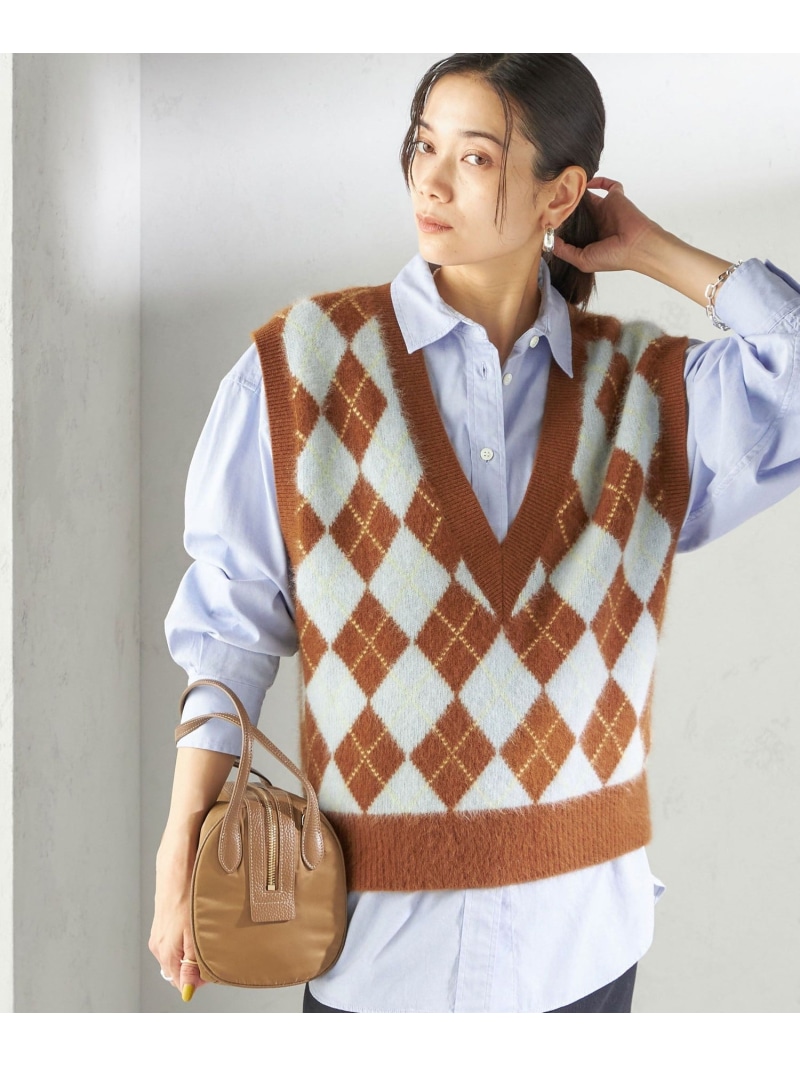 楽天市場】【SALE／30%OFF】*＜洗濯機可能＞ツイードVネックベスト
